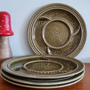Olijfgroen vintage tapasbord My Store