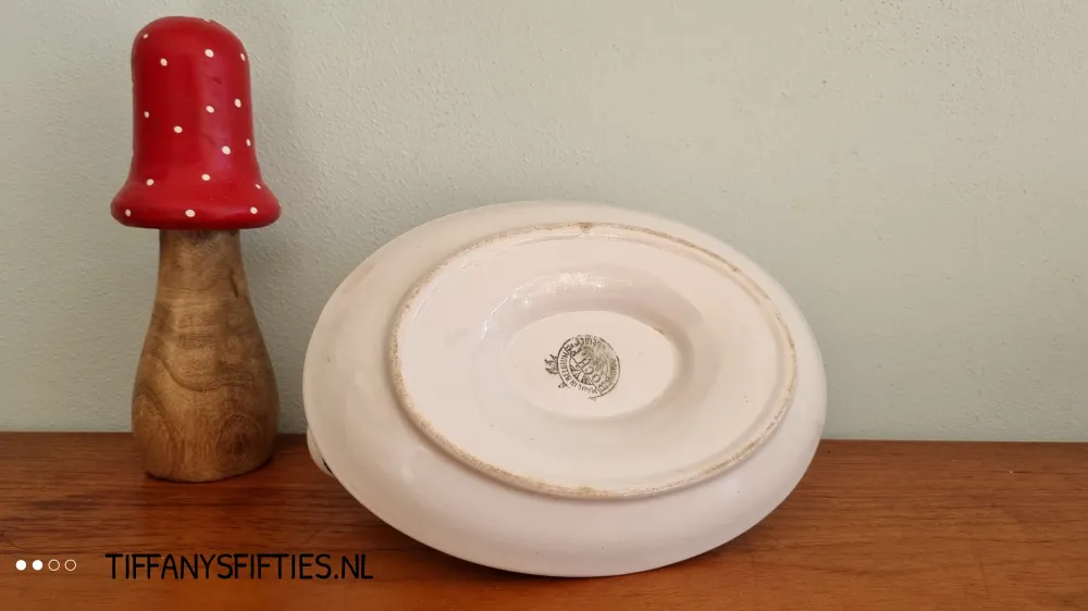 Sauskom Boch "Saxe" Copenhague, grote bruine stempel My Store