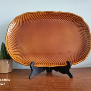 Serveerschaal Boch "Trianon" bruin My Store