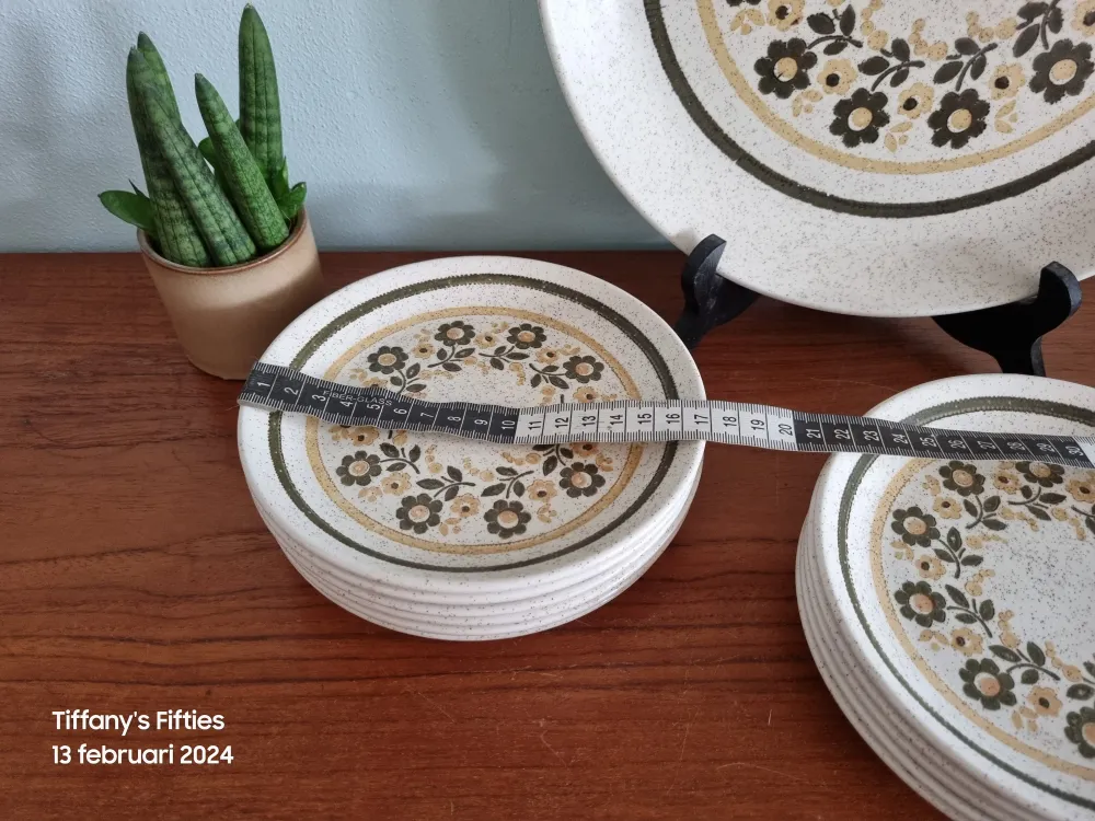Vintage gebaksset Biltons veldbloemen My Store