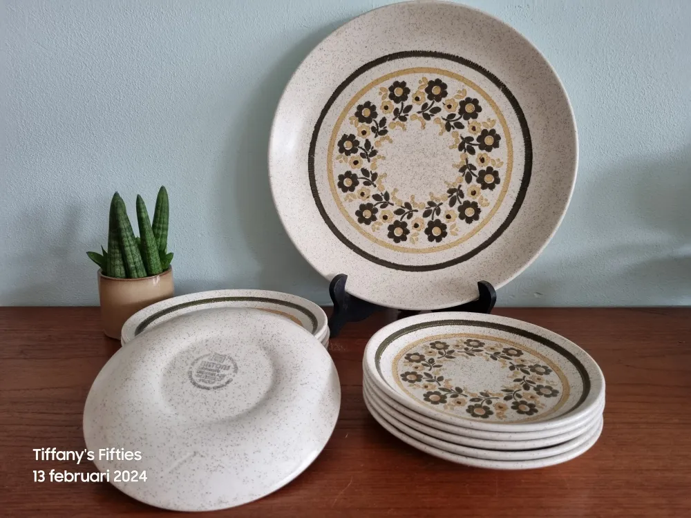 Vintage gebaksset Biltons veldbloemen My Store