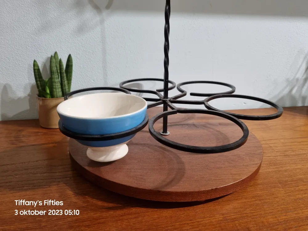 Vintage roterend kommenrekje My Store