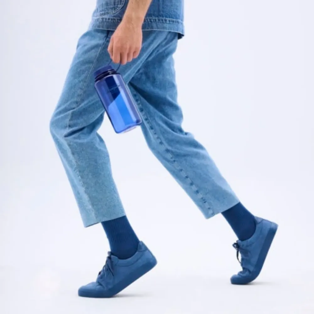 Nalgene Drinkfles Brede Opening Denim 1L
