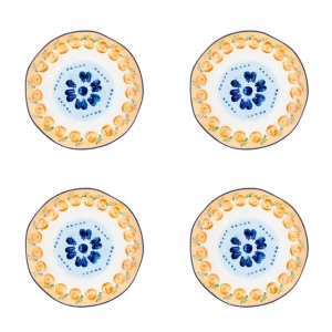 NAPOLI bord Ø20cm - 4 stuks - Citrus