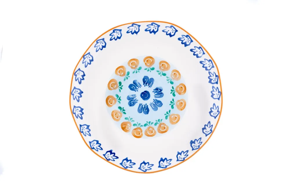 NAPOLI bord Ø27cm - 4 stuks - Citrus