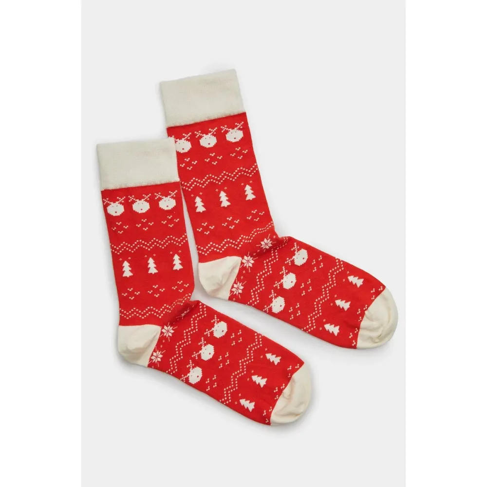 Giftset sokken Merry Xmas Natural vibes