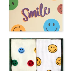 Giftset sokken Smiley Natural vibes