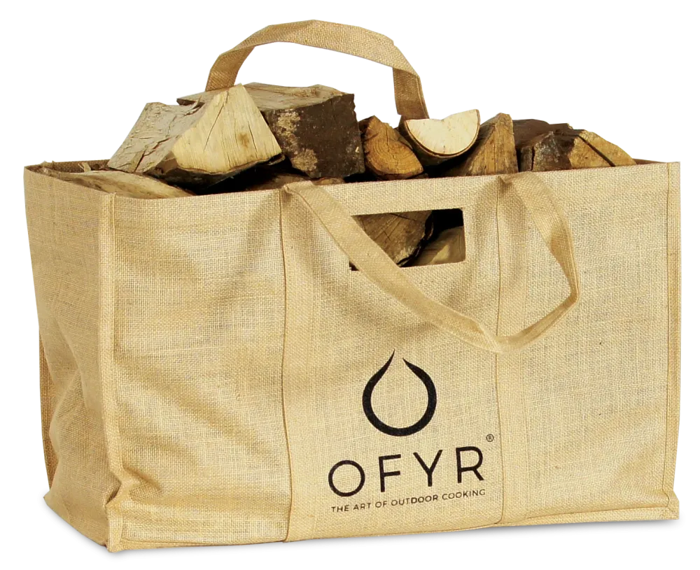 OFYR Juten houttas 64 x 41 x 31 cm