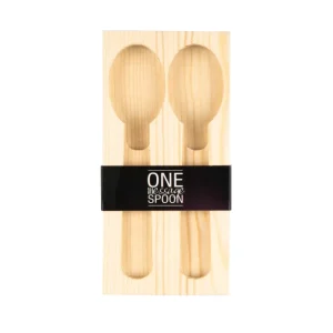 Houten Geschenkverpakking voor 2 Lepels One Message Spoon