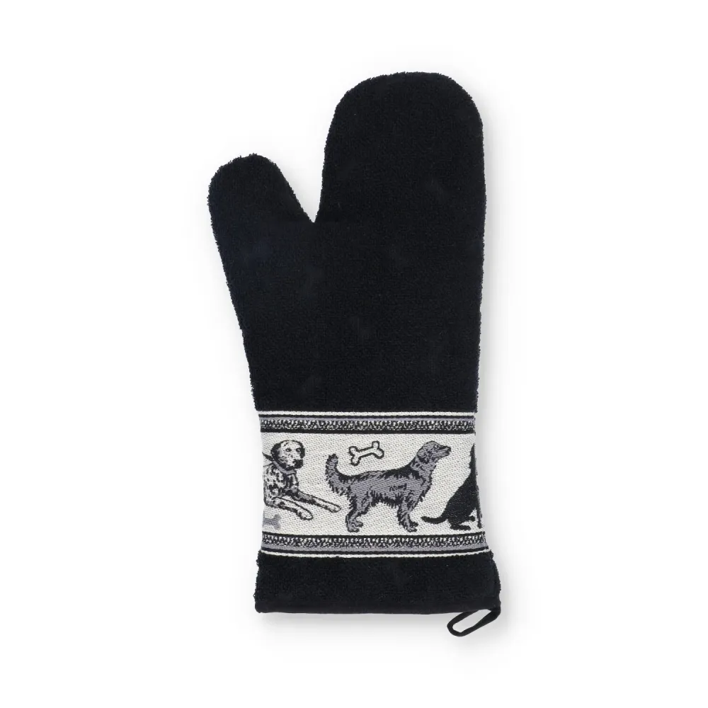 Ovenhandschoen Hond Zwart CE
