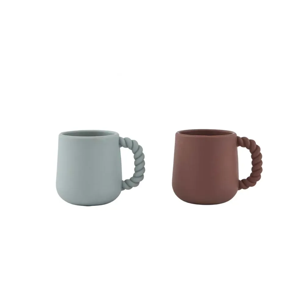 OYOY Beker - Set van 2 Mellow - silicone
