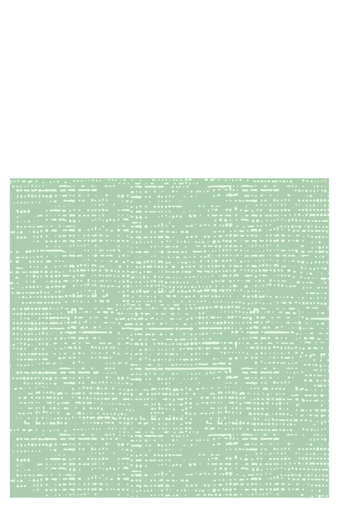 Pak van 12 servetten Textiel Touch Papier Pastel Groen Groot