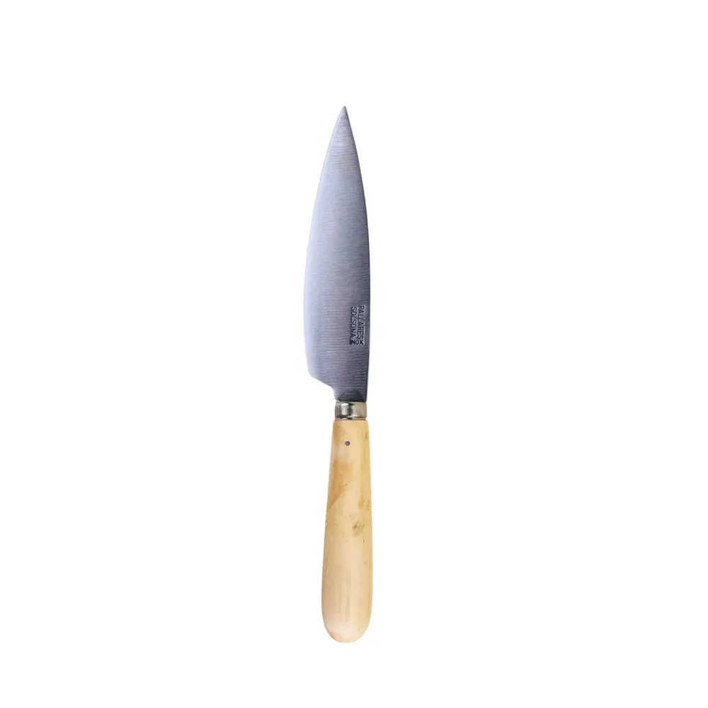 Pallares Solsona Keukenmes Buxushout (breed) 16 cm