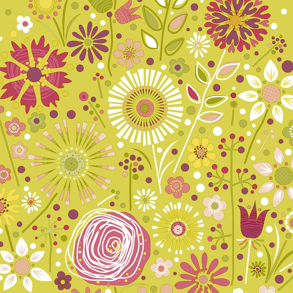 Paper+Design Lunch Aapkins (Flower Field)