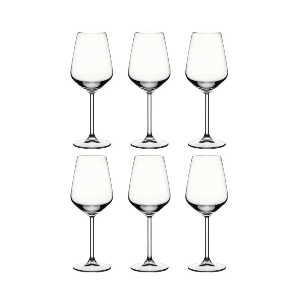 Pasabahce Allegra Witte wijnglas 35 cl - Doos 6 stuks