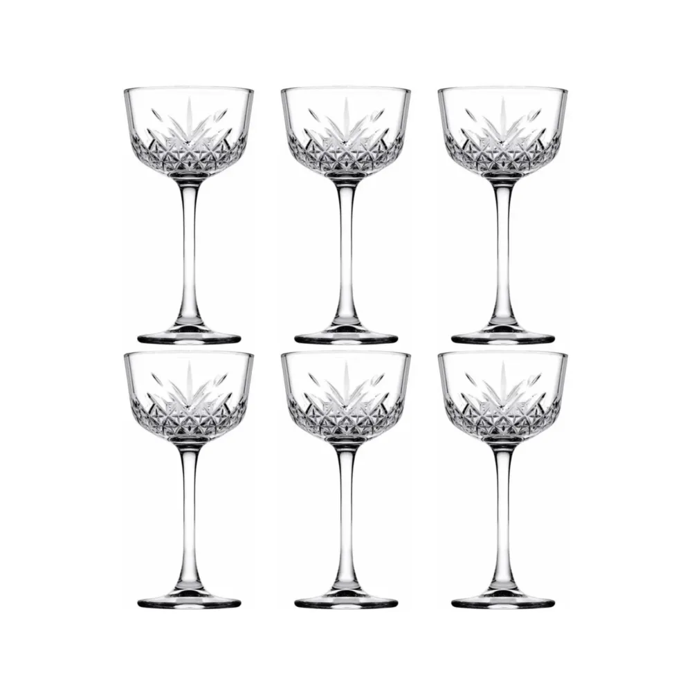 Pasabahce Timeless Cocktailglas Nick & Nora 16 cl - Doos 6 stuks