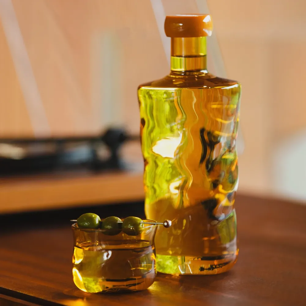 Paveau Swirl Waterglas Dune Geel 24 cl