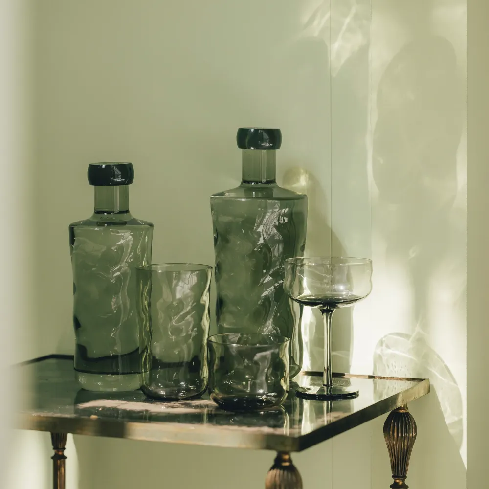 Paveau Swirl Waterglas Mist Smoke 24 cl