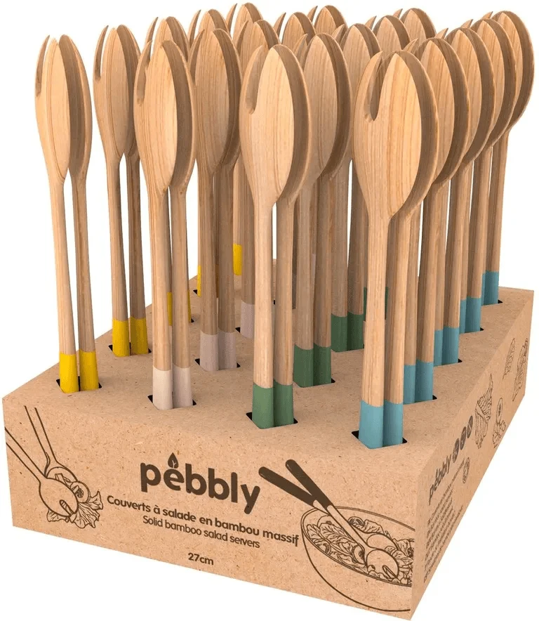 PEBBLY Saladelepels Geel