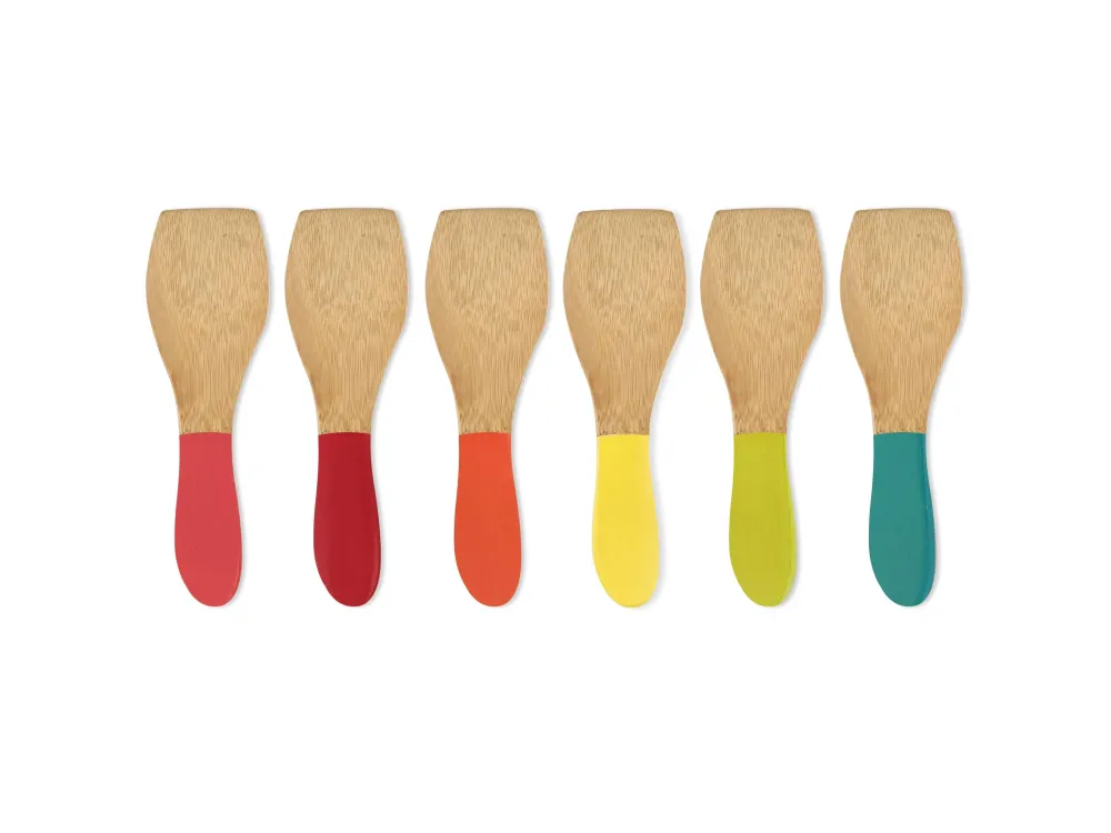 PEBBLY Set 6 raclette spatulas