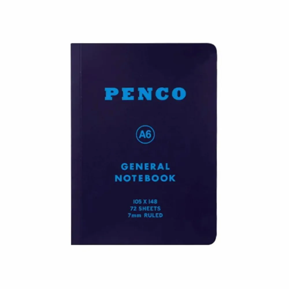 Penco Notitieboek Blauw A6