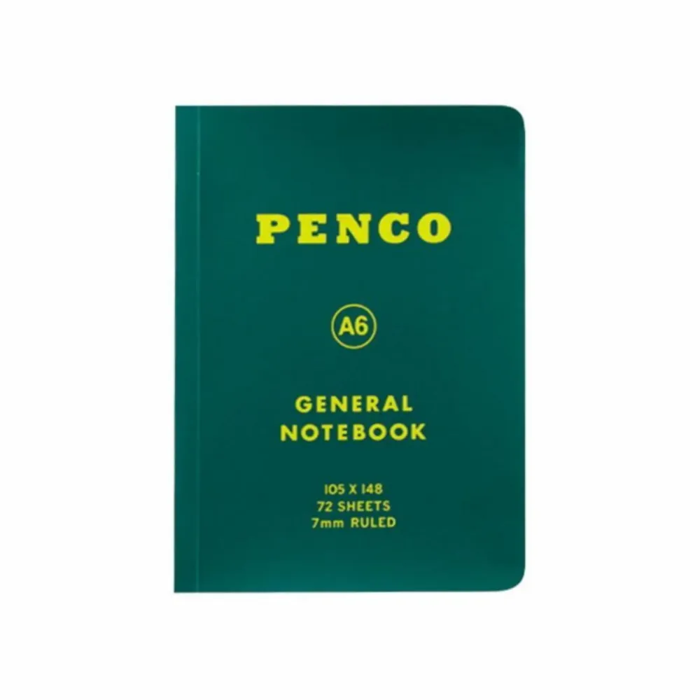 Penco Notitieboek Groen A6