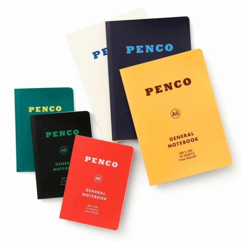 Penco Notitieboek Groen A6