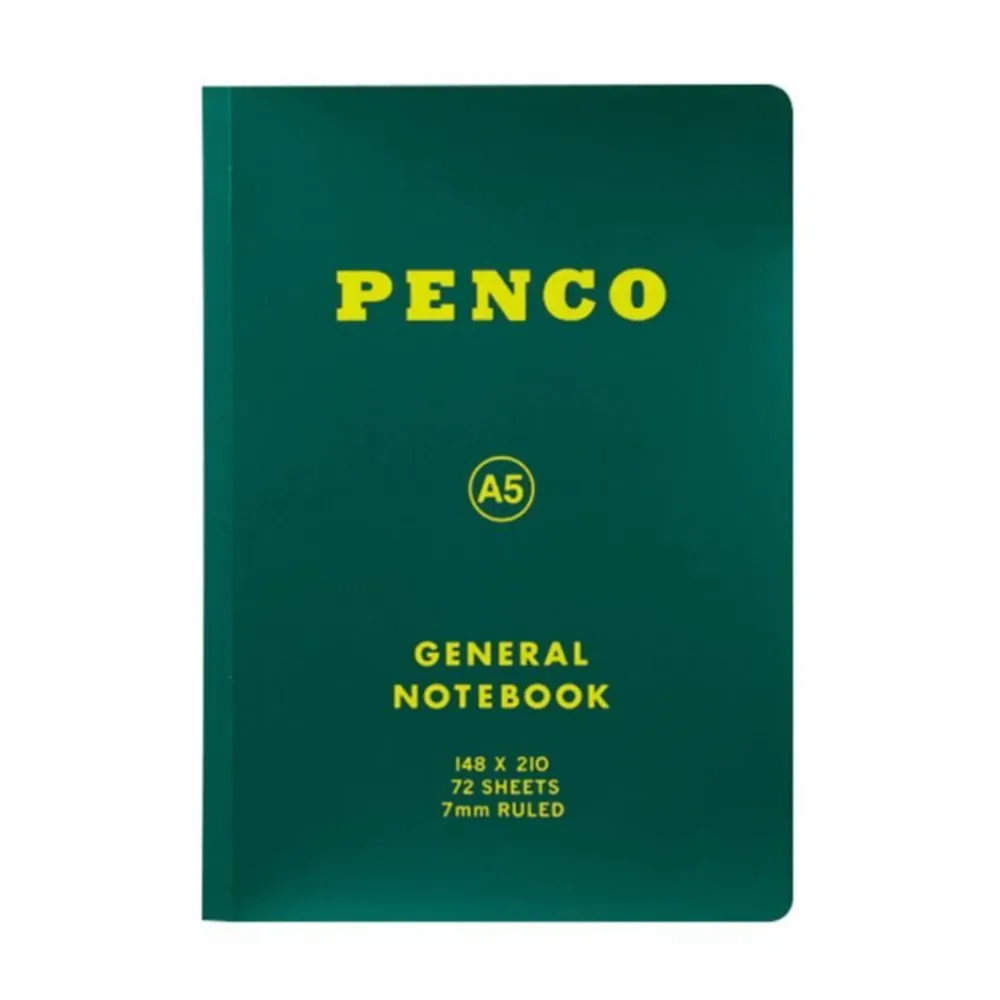 Penco Notitieboek Groen A5