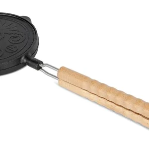 Petromax - Gietijzeren Wafelijzer met draaiframe