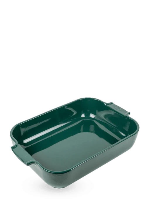 Peugeot Appolia Rechthoekige Ovenschaal 36cm bosgroen keramiek