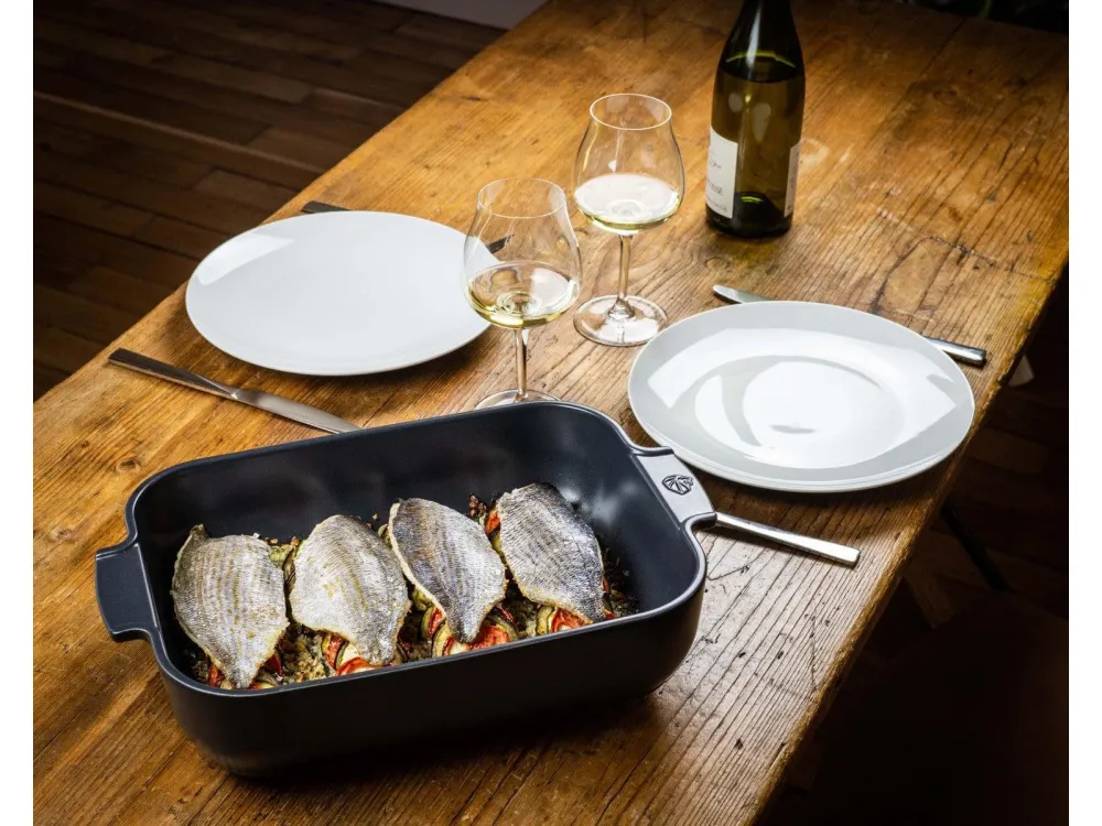 Peugeot Appolia Rechthoekige ovenschaal 25 cm Blauw