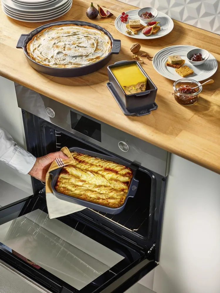Peugeot Appolia Rechthoekige ovenschaal 25 cm Leisteen
