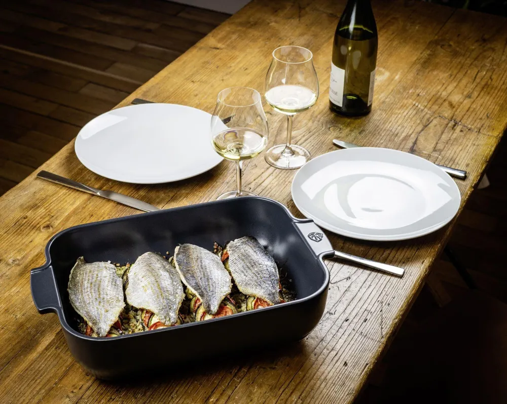 Peugeot Appolia Rechthoekige ovenschaal 40 cm Leisteen