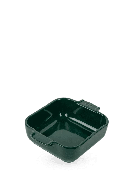 Peugeot APPOLIA VIERKANTE OVENSCHAAL 18 CM BOSGROEN KERAMIEK