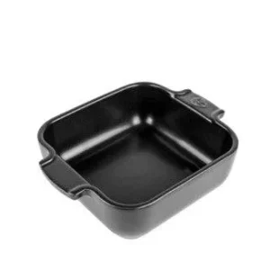 Peugeot Appolia vierkante ovenschaal 18 cm mat zwart