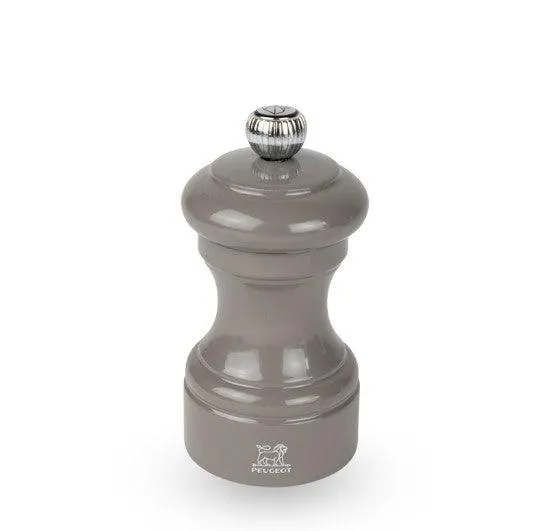 Peugeot Bistro Manuele pepermolen van gelakt hout, taupegrijs 10 cm