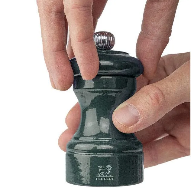 Peugeot bistro Manuele pepermolen van gelakt hout, bosgroen, 10 cm