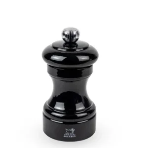 Peugeot bistro Manuele zoutmolen gelakt hout, zwart, 10 cm