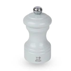 Peugeot bistro Manuele zoutmolen van gelakt hout, parelgrijs, 10 cm