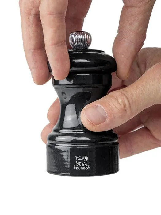Peugeot bistro Pepermolen gelakt hout Zwart - 10 cm