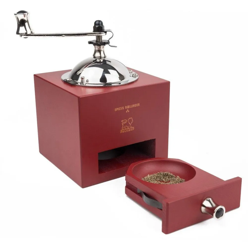 Peugeot Le moulin d'Olijfhout Roellinger Pepermolen 13 cm Rood Piment