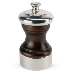 Peugeot Palace Pepermolen 10 cm Metaal Zilver/Hout