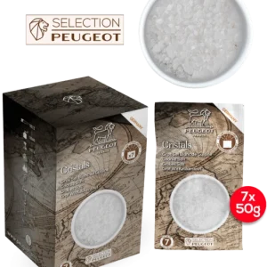 Peugeot 7 zakjes droog wit zout 350g (7*50g)