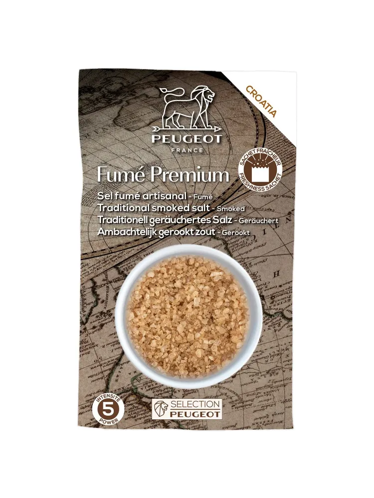 Peugeot ZOUT Premium gerookt zout 150g (3X50g)