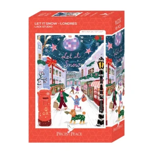 Mini puzzel Let it snow Pieces&Peace