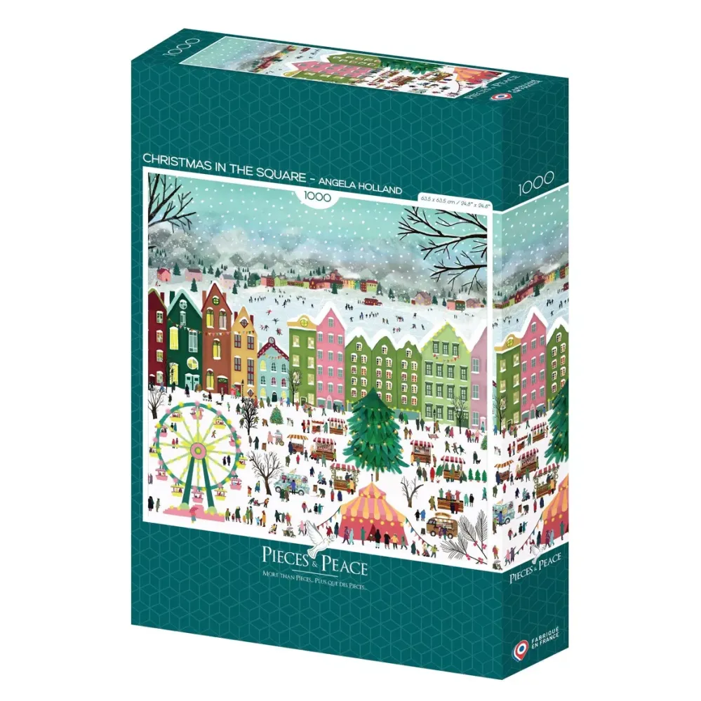 Puzzel Christmas square Pieces&Peace