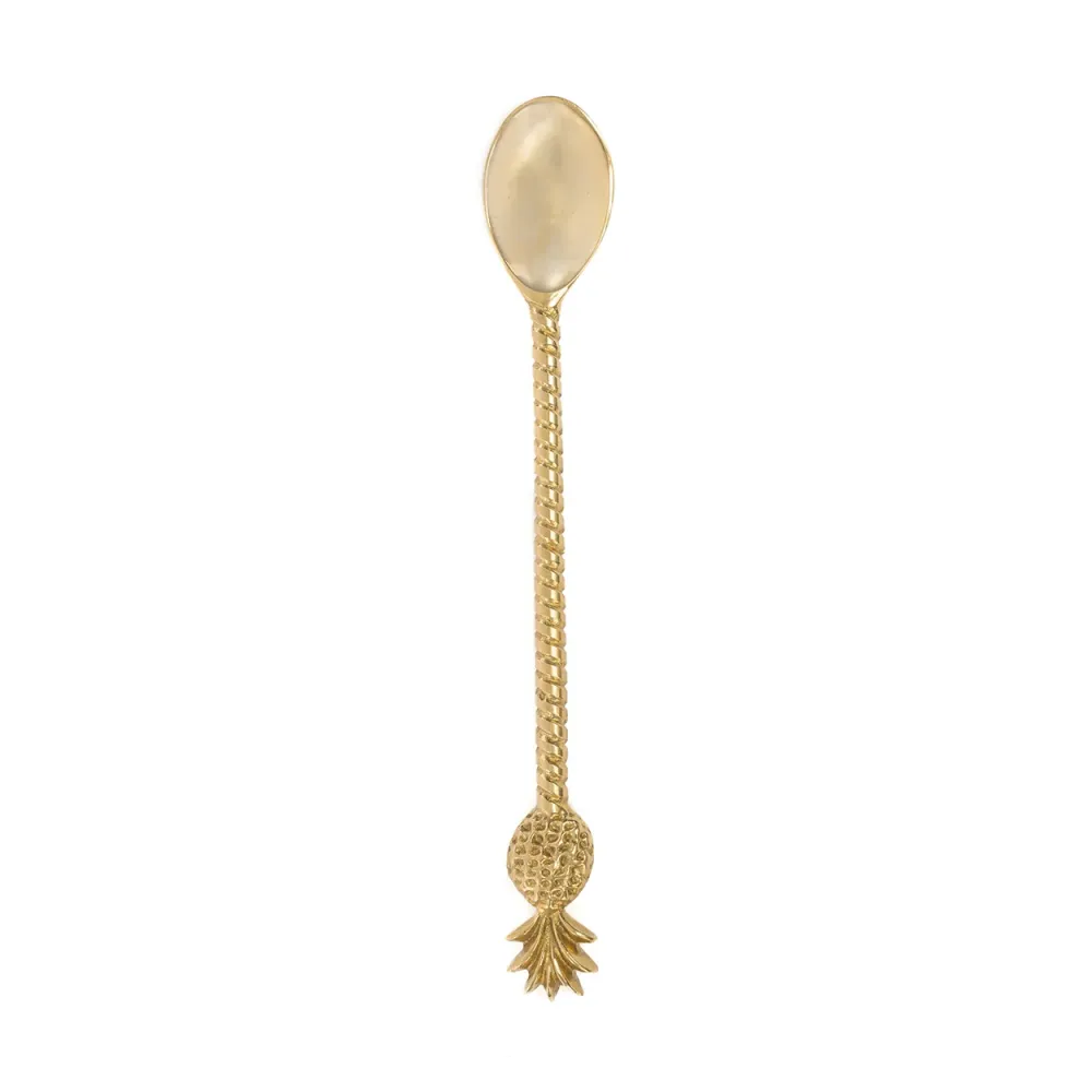 De Pineapple Lange Lepel - Goud