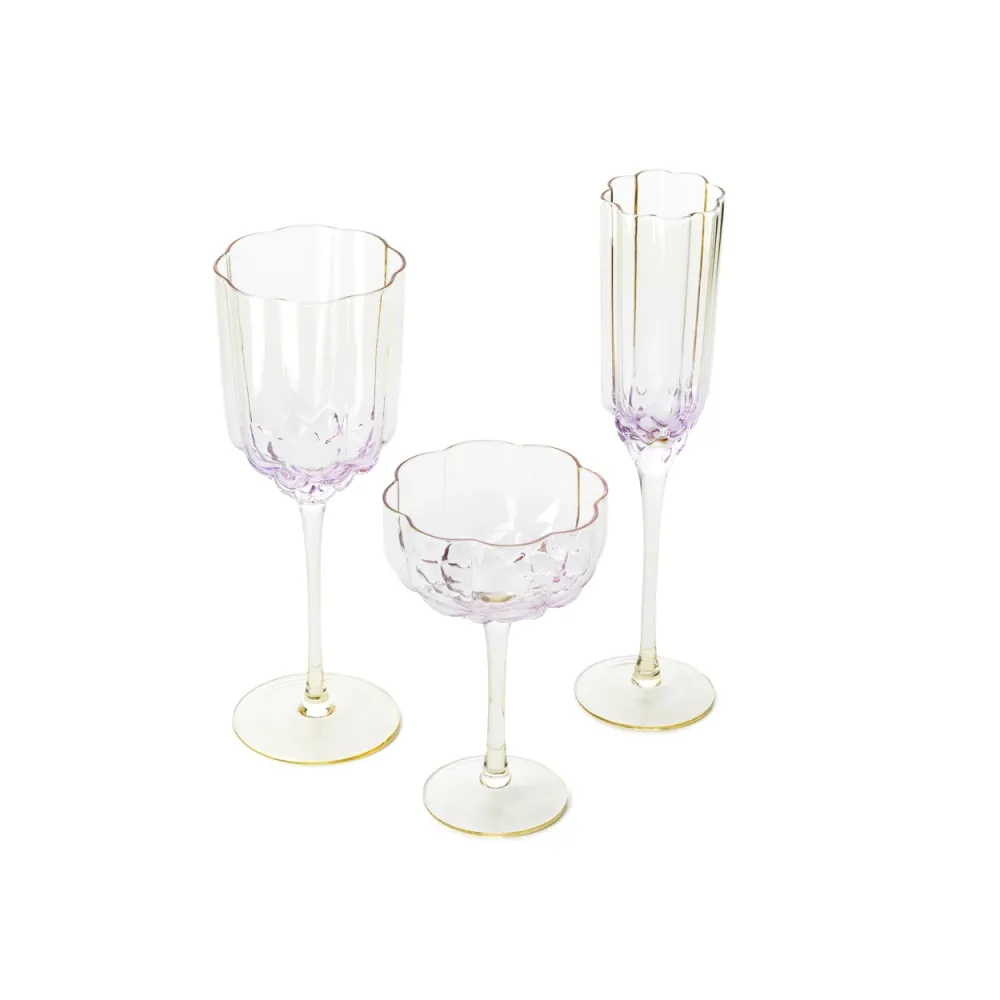 De Pink Blush Wijnglas – Roze