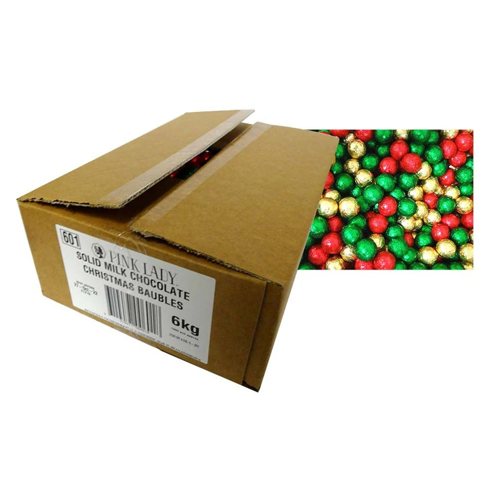 Pink Lady Red Gold & Green Baubbles 6kg (APX. 1000 pc)