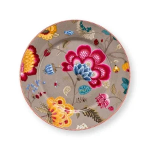 Pip Studio Bord - Blooming Tales - Khaki - 32cm